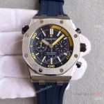Swiss Audemars Piguet Cal.3124 Blue Rubber Replica Watch